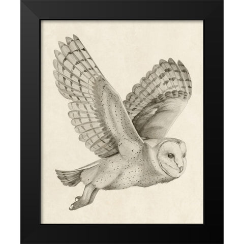Night Owl II Black Modern Wood Framed Art Print by Popp, Grace