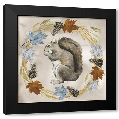 Fall Babies I Black Modern Wood Framed Art Print by Popp, Grace