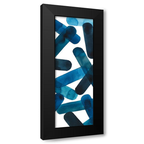 Sea Scrolls II Black Modern Wood Framed Art Print by Popp, Grace