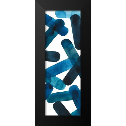 Sea Scrolls II Black Modern Wood Framed Art Print by Popp, Grace