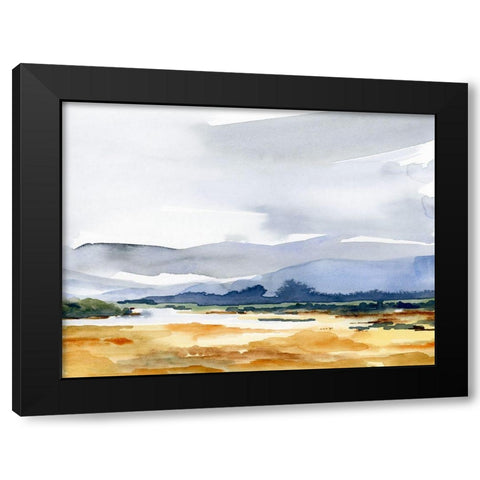 Blue Ridges I Black Modern Wood Framed Art Print by Parker, Jennifer Paxton
