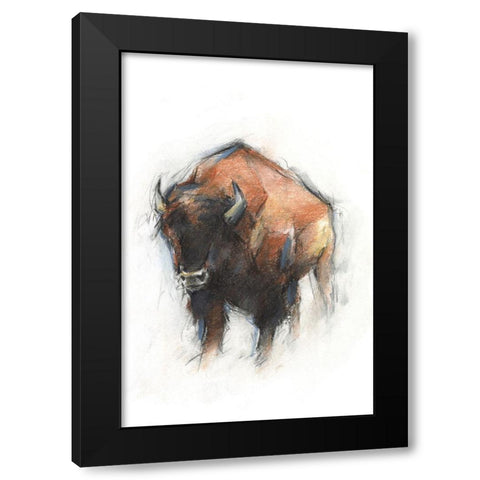 Sienna Animal Study I Black Modern Wood Framed Art Print with Double Matting by Harper, Ethan