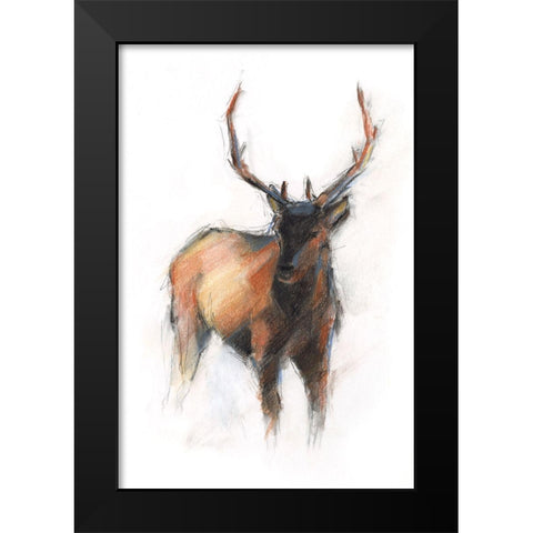 Sienna Animal Study II Black Modern Wood Framed Art Print by Harper, Ethan