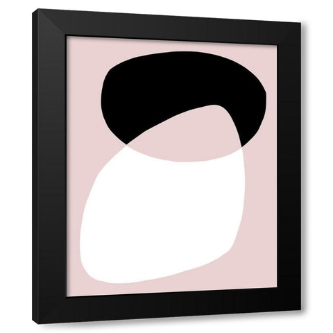 Rose Gate I Black Modern Wood Framed Art Print by Green, Jacob