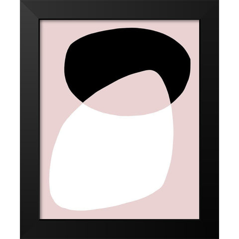 Rose Gate I Black Modern Wood Framed Art Print by Green, Jacob