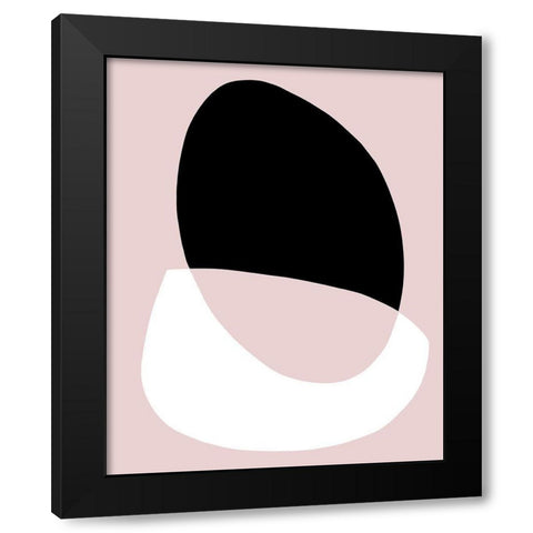 Rose Gate II Black Modern Wood Framed Art Print by Green, Jacob