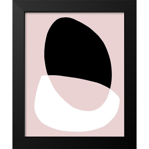 Rose Gate II Black Modern Wood Framed Art Print by Green, Jacob