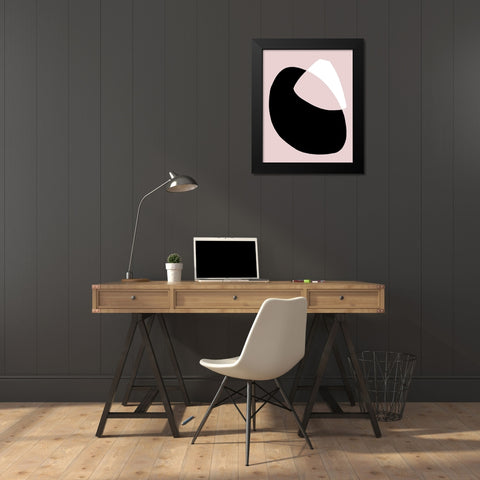Rose Gate III Black Modern Wood Framed Art Print by Green, Jacob