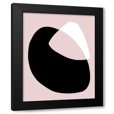 Rose Gate III Black Modern Wood Framed Art Print with Double Matting by Green, Jacob