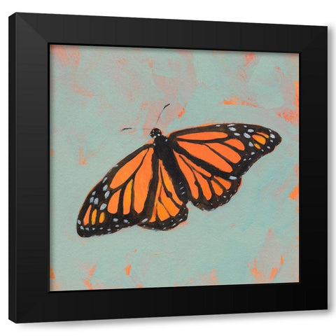 Light Monarch II Black Modern Wood Framed Art Print by Green, Jacob