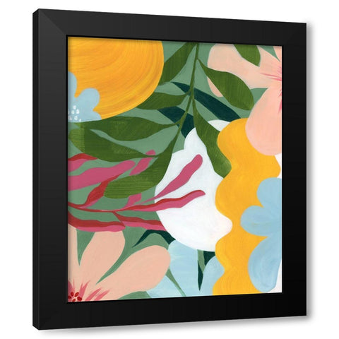 Gems of the Tropics I Black Modern Wood Framed Art Print by Popp, Grace