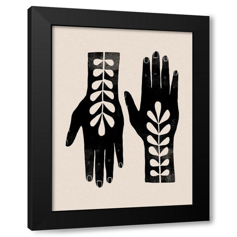 Plant Offering IV Black Modern Wood Framed Art Print by Barnes, Victoria