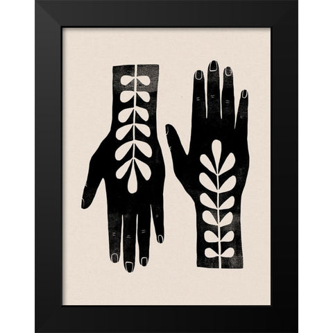 Plant Offering IV Black Modern Wood Framed Art Print by Barnes, Victoria