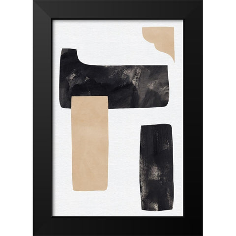 Rosetta Stones IV Black Modern Wood Framed Art Print by Green, Jacob
