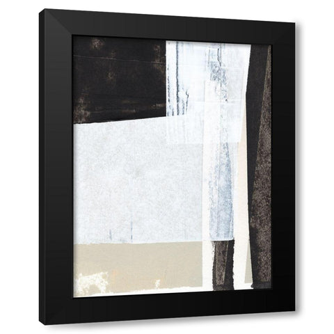 Neutral Intersect IV Black Modern Wood Framed Art Print with Double Matting by Warren, Annie