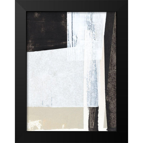 Neutral Intersect IV Black Modern Wood Framed Art Print by Warren, Annie