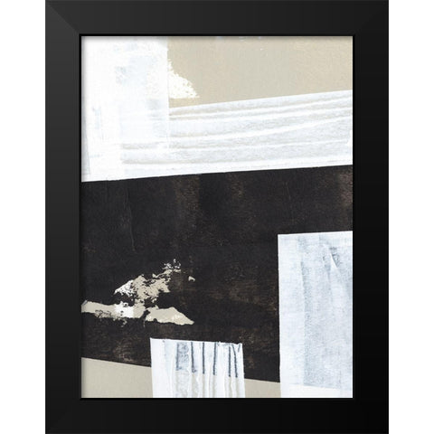 Neutral Intersect VI Black Modern Wood Framed Art Print by Warren, Annie