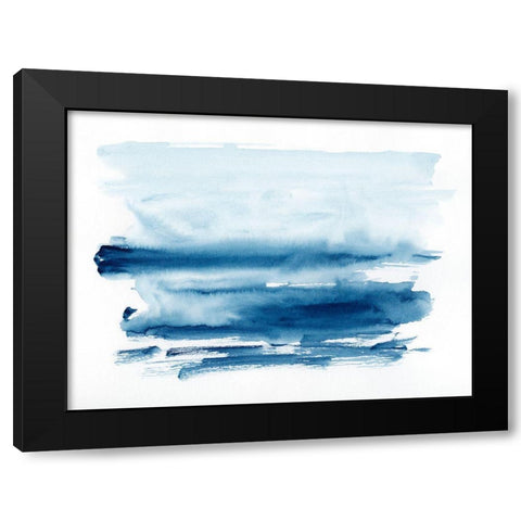 Prussian Sea III Black Modern Wood Framed Art Print by Barnes, Victoria