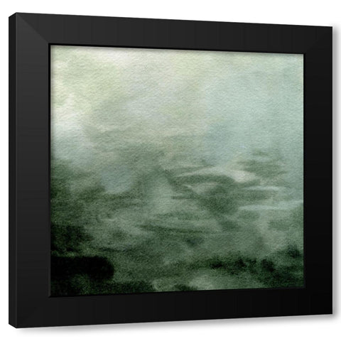 Dark Waters I Black Modern Wood Framed Art Print with Double Matting by Caroline, Emma