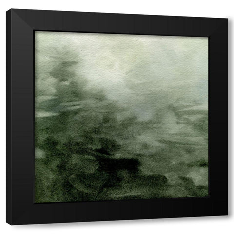 Dark Waters II Black Modern Wood Framed Art Print by Caroline, Emma