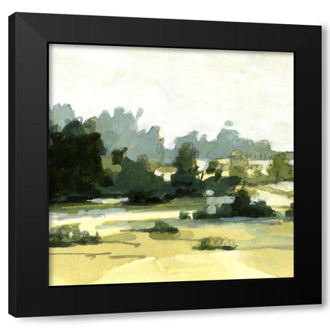 Bright Marshland I Black Modern Wood Framed Art Print by Caroline, Emma