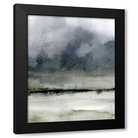 Dusk Horizon III Black Modern Wood Framed Art Print by Caroline, Emma