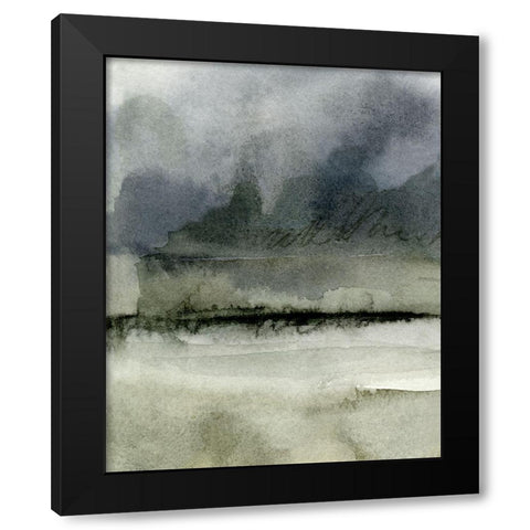 Dusk Horizon IV Black Modern Wood Framed Art Print by Caroline, Emma