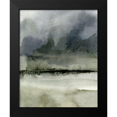 Dusk Horizon IV Black Modern Wood Framed Art Print by Caroline, Emma