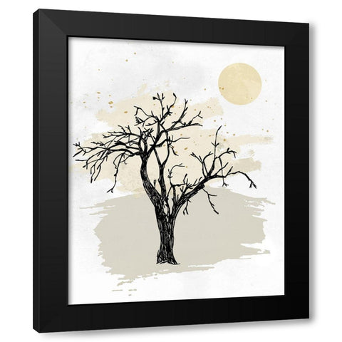 The Nook II Black Modern Wood Framed Art Print with Double Matting by Smith, Karen