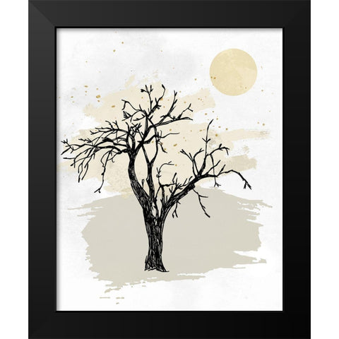 The Nook II Black Modern Wood Framed Art Print by Smith, Karen