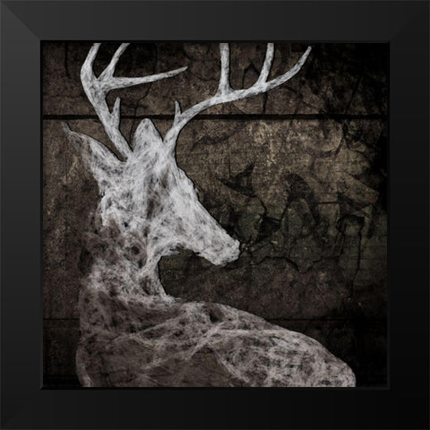 Wild One II Black Modern Wood Framed Art Print by Smith, Karen
