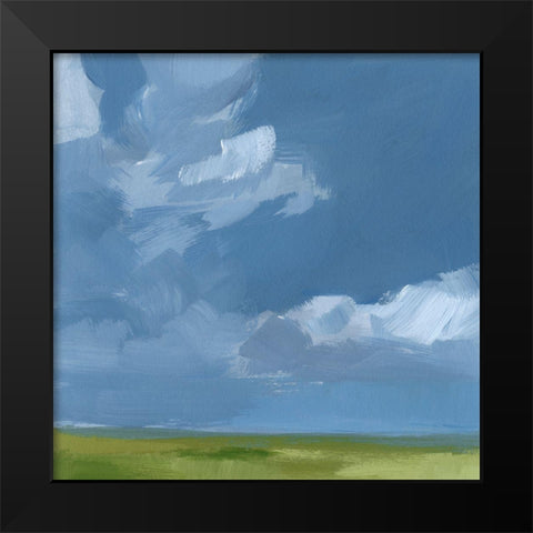 Lush Terrain III Black Modern Wood Framed Art Print by Barnes, Victoria