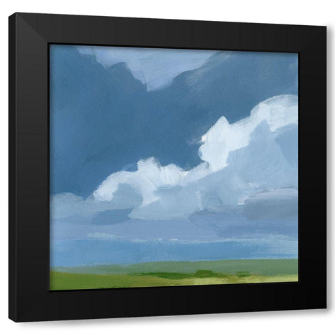 Lush Terrain IV Black Modern Wood Framed Art Print with Double Matting by Barnes, Victoria