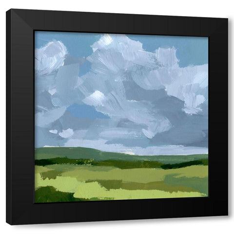 Lush Terrain VII Black Modern Wood Framed Art Print by Barnes, Victoria