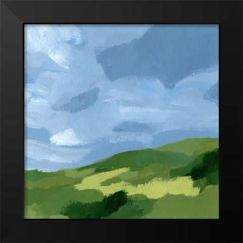 Lush Terrain VIII Black Modern Wood Framed Art Print by Barnes, Victoria