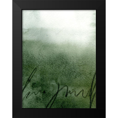 Deep Sea Scribble I Black Modern Wood Framed Art Print by Caroline, Emma