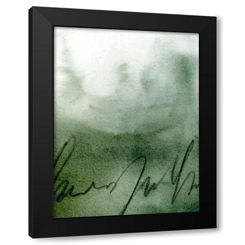 Deep Sea Scribble II Black Modern Wood Framed Art Print by Caroline, Emma