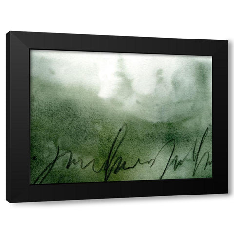Deep Sea Scribble III Black Modern Wood Framed Art Print by Caroline, Emma