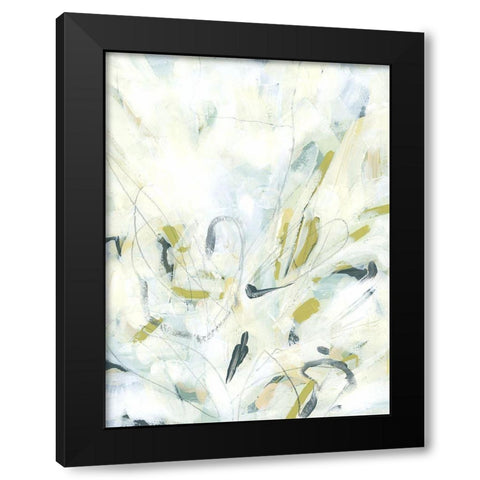 Ice Scribe II Black Modern Wood Framed Art Print with Double Matting by Vess, June Erica