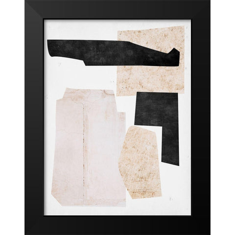 Natural Stone Collections II Black Modern Wood Framed Art Print by Wang, Melissa