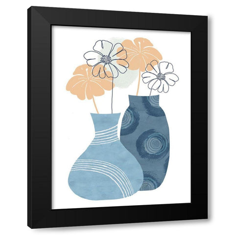 Setting the Table I Black Modern Wood Framed Art Print with Double Matting by Holman, Nicholas