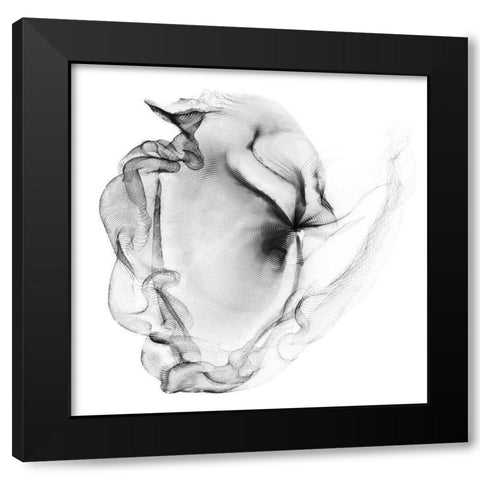 Veiled Illusions III Black Modern Wood Framed Art Print by Curinga, Kim