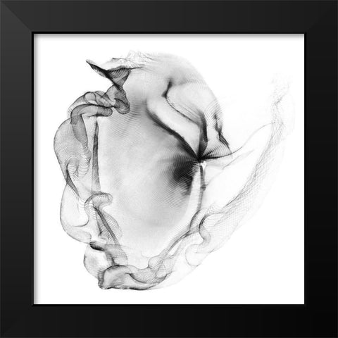 Veiled Illusions III Black Modern Wood Framed Art Print by Curinga, Kim