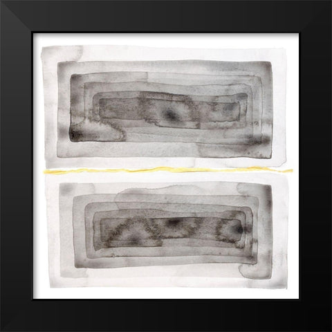 Ultimate Grey Cuts I Black Modern Wood Framed Art Print by Sparler, Erin