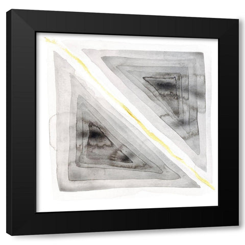 Ultimate Grey Cuts II Black Modern Wood Framed Art Print with Double Matting by Sparler, Erin