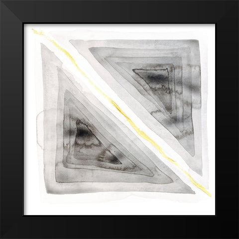 Ultimate Grey Cuts II Black Modern Wood Framed Art Print by Sparler, Erin