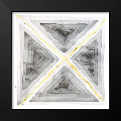 Ultimate Grey Cuts III Black Modern Wood Framed Art Print by Sparler, Erin