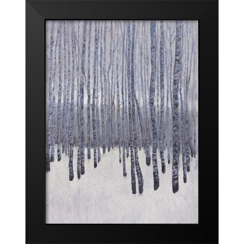 Bare Trees in Winter I Black Modern Wood Framed Art Print by OToole, Tim