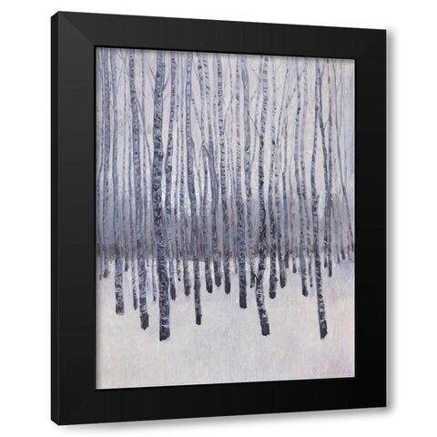 Bare Trees in Winter II Black Modern Wood Framed Art Print with Double Matting by OToole, Tim