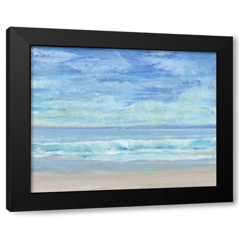 Rolling Surf I Black Modern Wood Framed Art Print by OToole, Tim